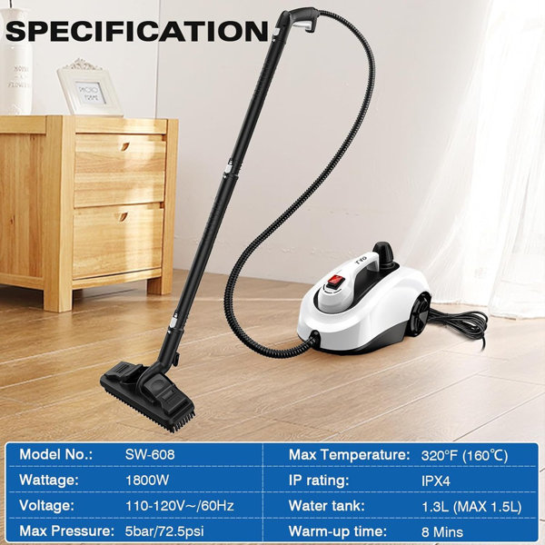 Aristell Steam Cleaner, Heavy Duty Canister Steamer With 28 Accessories